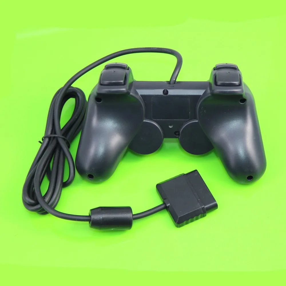 Проводной контроллер для sony Playstation 2 геймпад полное колебание прозрачный пульта для sony PS2 джойстик