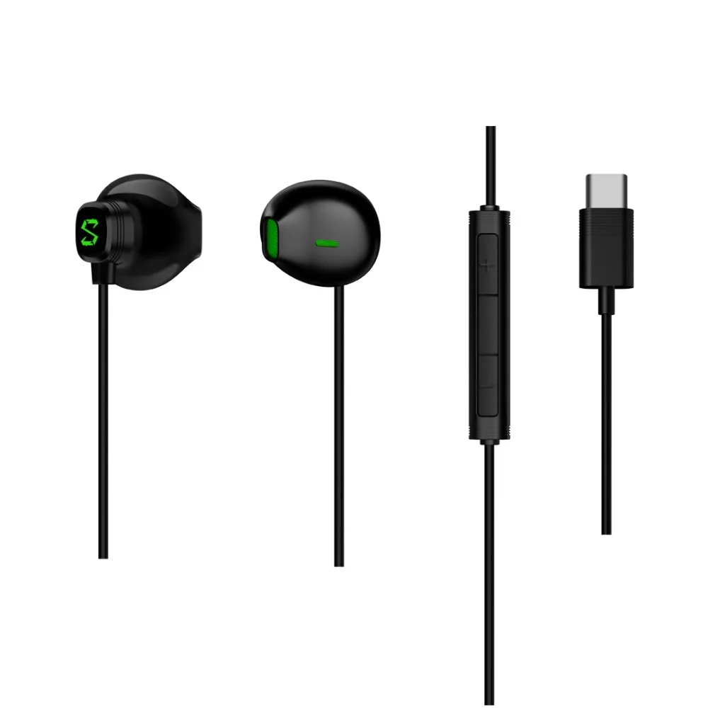 Оригинальный Xiaomi Black Shark игровой наушник type C Half In Ear с микрофоном проводные