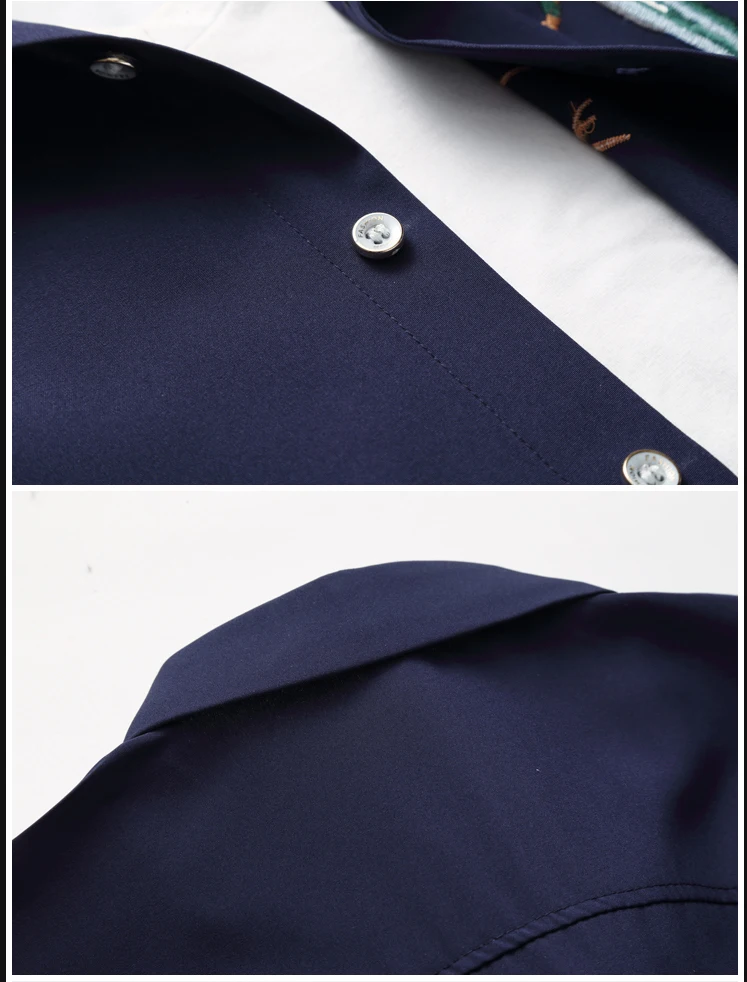 Мужская рубашка LONMMY 6XL 7XL с вышивкой птицы короткий рукав рубашки одежда