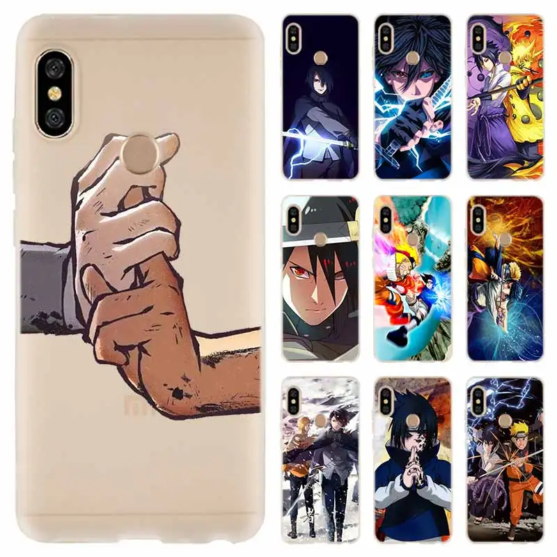 Чехол с рисунком Аниме Наруто Саске для Xiaomi Redmi Note 8 7 6 5 pro, чехол для Redmi 6a s2 5a 5 Plus 4a 4x3 Pro