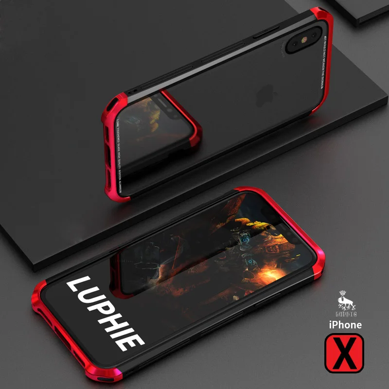 Чехол для iphone XS max, Роскошные Металлические прозрачные чехлы для Apple iphone X XS max XR 10, защитный чехол для телефона