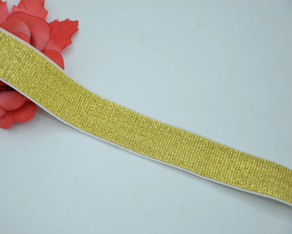 Новый стиль украшения 3 см блестящая золотая лента черный/белый цвет швейная