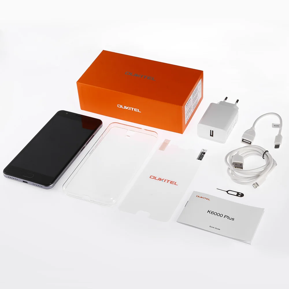 OUKITEL K6000 плюс 5 "FHD ips 4G B + 6 мобильный телефон 6080 мАч Android 7 0 восьмиядерный 8MP 16MP