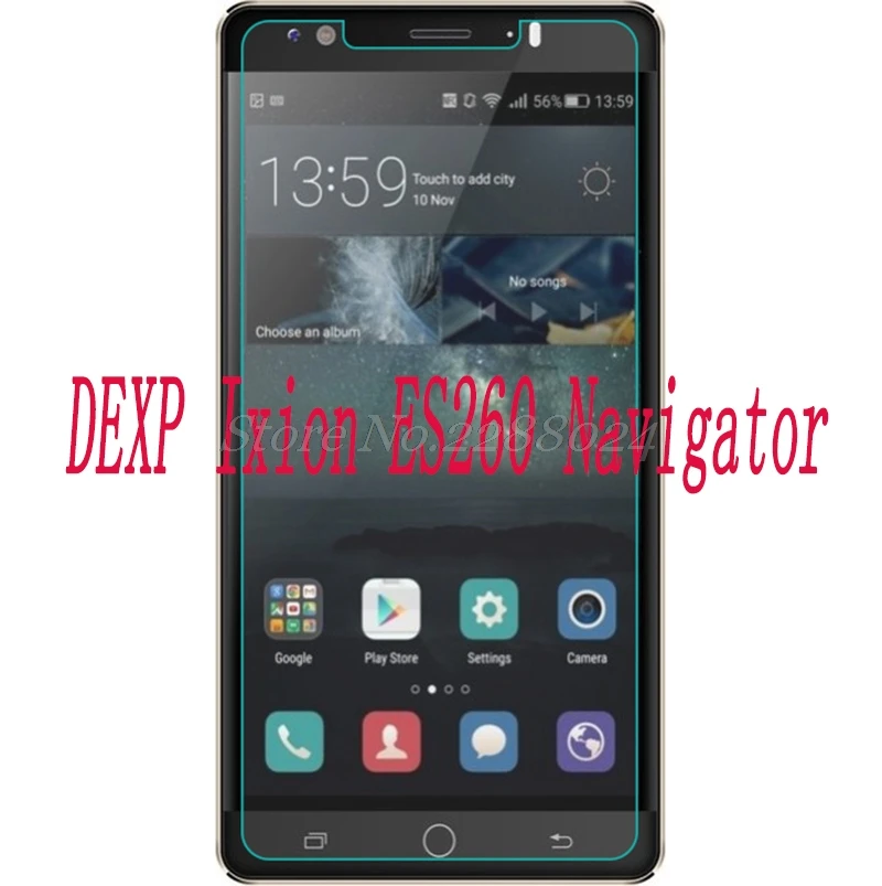Закаленное стекло для смартфона DEXP Ixion ES260 Navigator 9H Взрывозащищенная защитная