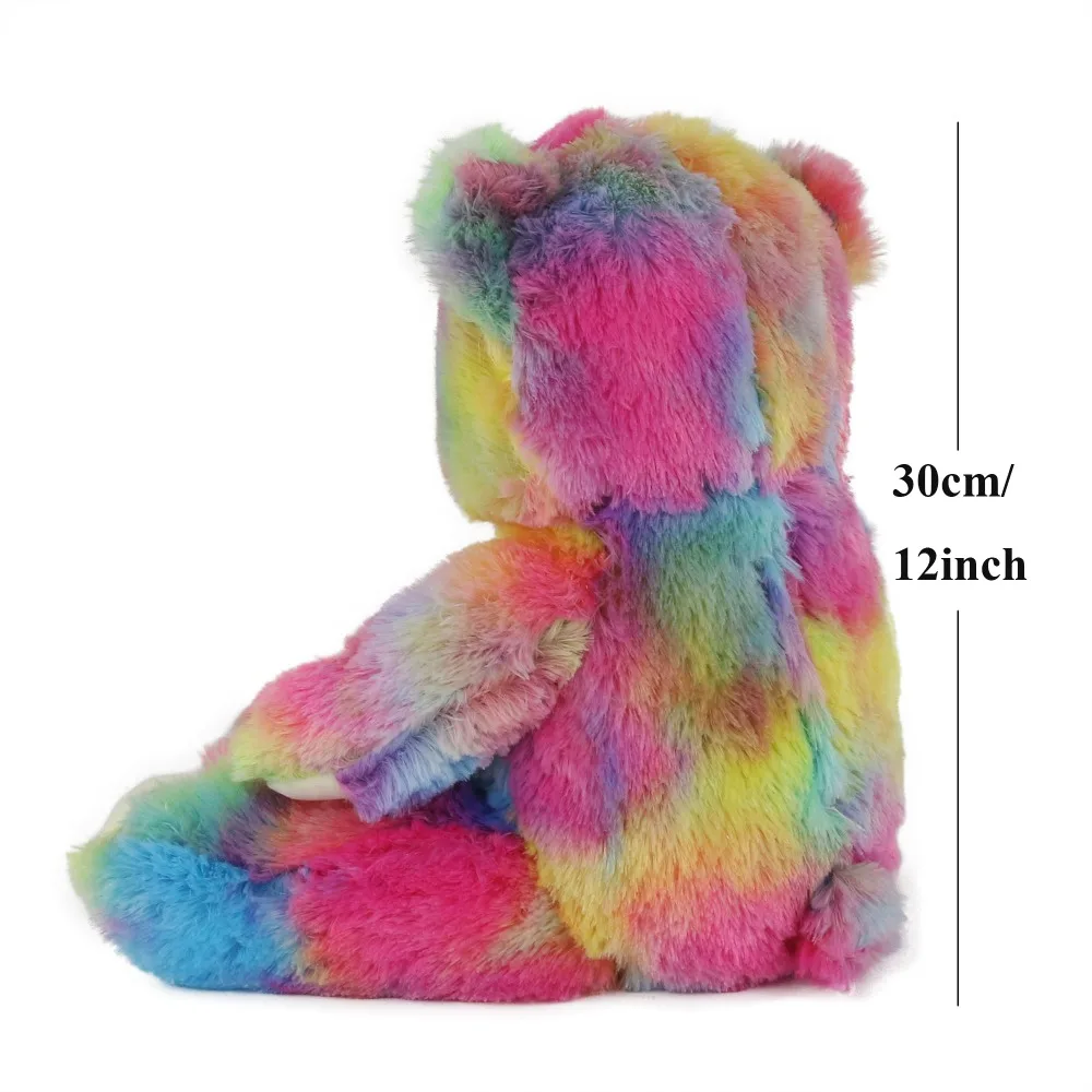 Прямая поставка 30 см светящийся плюшевый мишка креативный Индуктивный