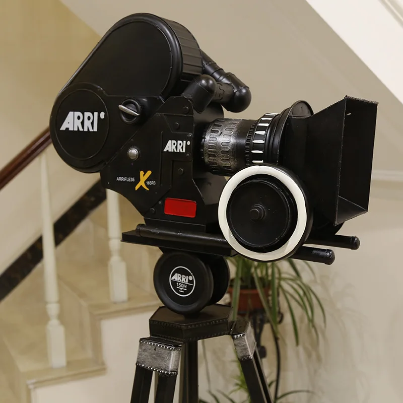 Суперретро модель кинопроектора 165 см украшение для окна дисплея железная ручная