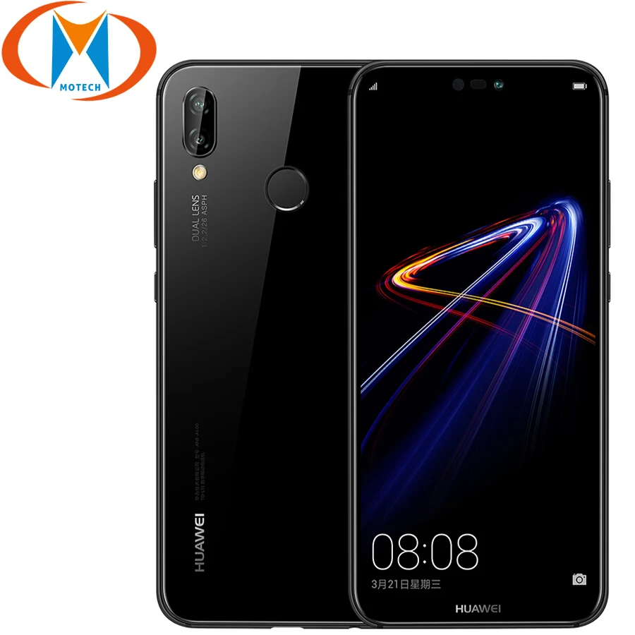 Huawei Nova 3e Android 8 0 5 84 дюймов Восьмиядерный мобильный телефон 4 ГБ ОЗУ 64 Гб 128 ПЗУ 24MP 16MP
