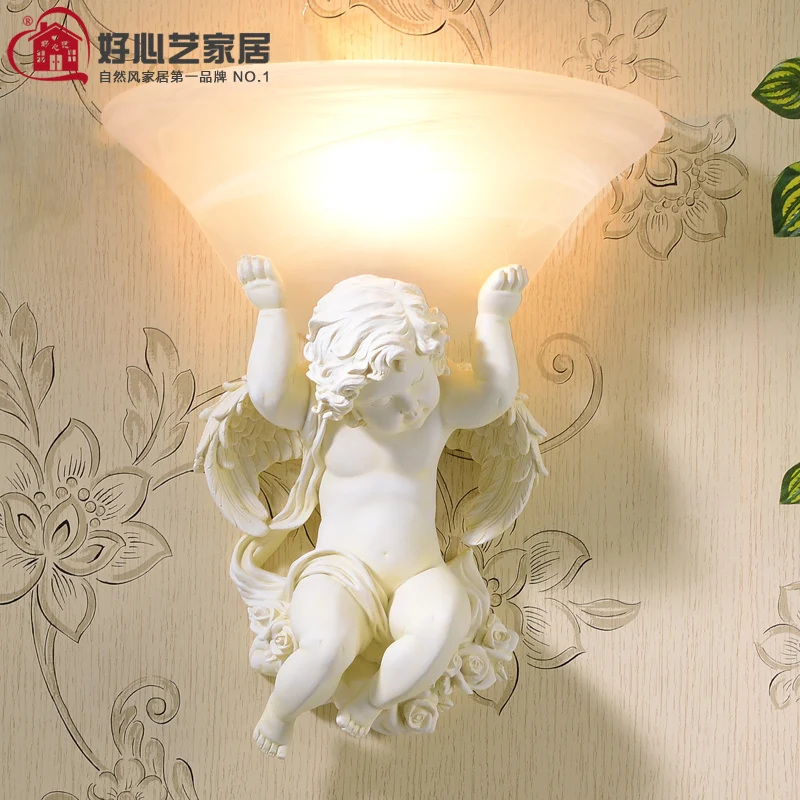 Модный винтажный настенный светильник с технологией ofhead маленький ангел