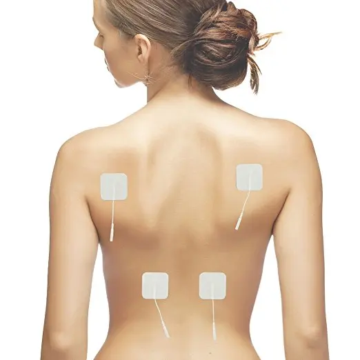 DOMAS Square Reusable Tens Unit Electrode Pads 2''x2'' Inch Pack of 40 |