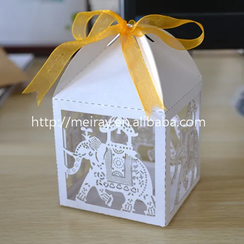 

30pcs/lot free shipping wedding favours gifts for guest laser cut pearl paper wedding candy boxes