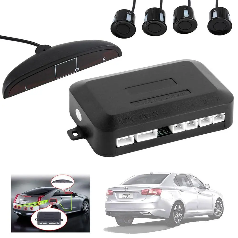 1 комплект 4 парковочных датчика светодиодный дисплей Автомобильный запасной