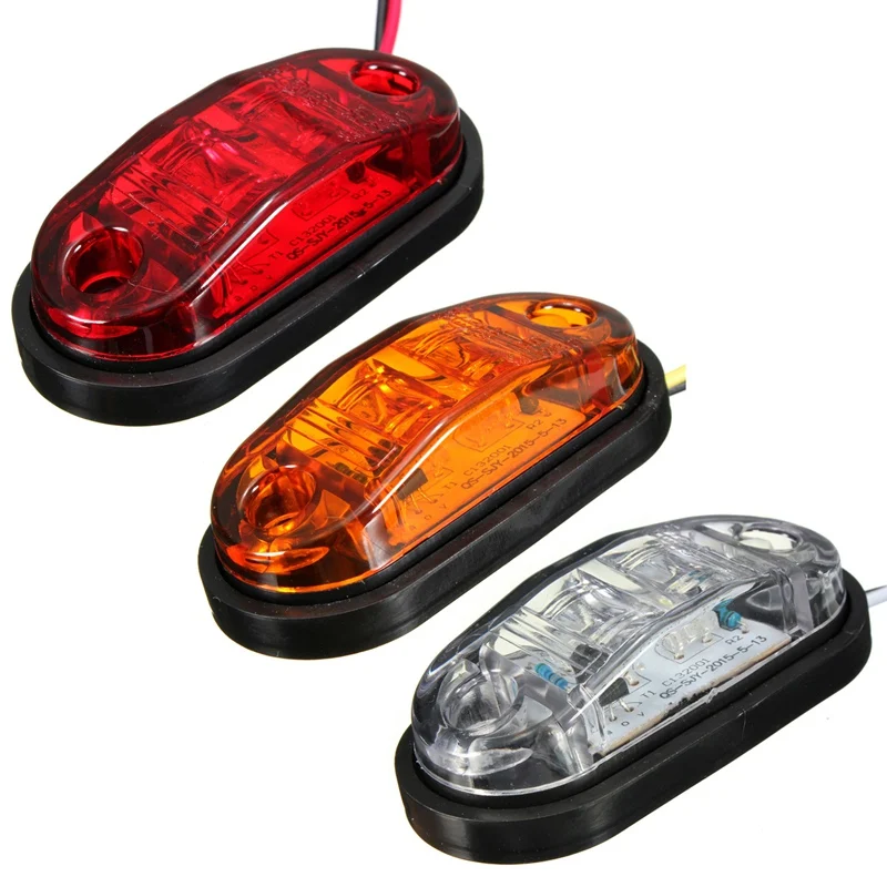 12/24V 2 SMD светодиодный автомобиль для автобуса грузовика прицепа грузовик боковой