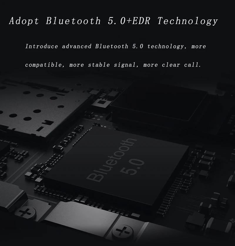 Smart Bluetooth 5,0 наушники бинауральные стерео объемный подавление шума водонепроницаемый сенсорный ключ авиации Алюминий сплав зарядки коробка