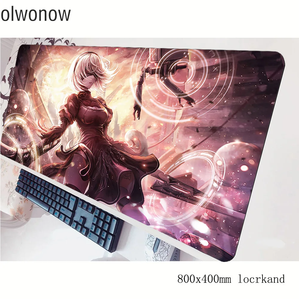 Коврик для мыши nier геймер 80x40 см игровой коврик Xl notbook Настольный гаджет padmouse игры