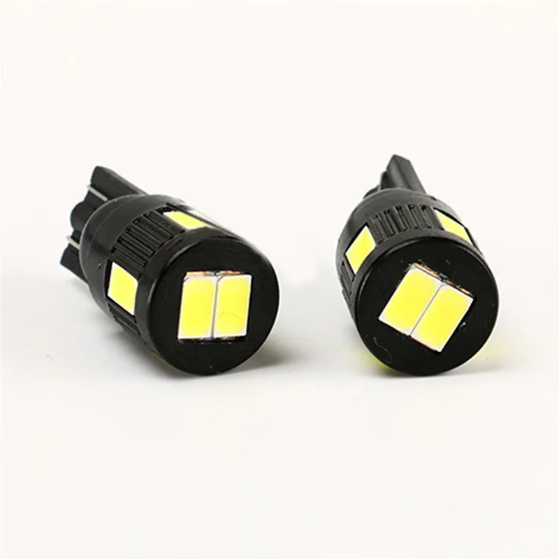 4 шт. Автомобильные светодиодные лампы T10 5630 W5W 194 168 2825 501 6SMD|trunk lamp|trunk lightled trunk light |