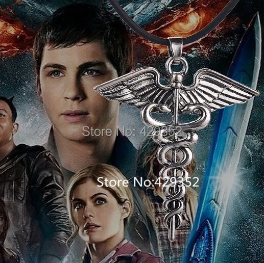 Euro-American Classical Movie Percy Jackson Necklace Vintage Angel Wing Pendant For Sale 24pcs/lot | Украшения и аксессуары