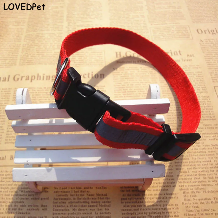 Светоотражающие нейлоновые ошейники для собак маленькие средние и большие