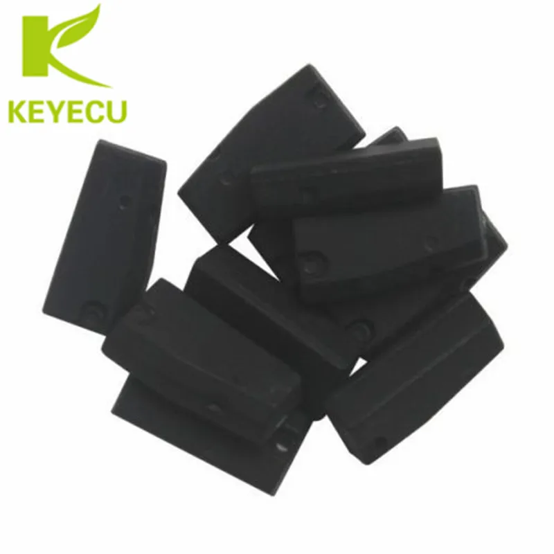 KEYECU 10 шт. чипы для автомобильных ключей карбоновый/стеклянный 4C транспондер чип