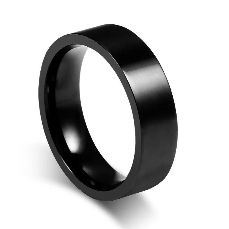 

MOREDEAR 6MM Titanium Band Brushed Wedding Stainless Steel Solid Ring Men Women
