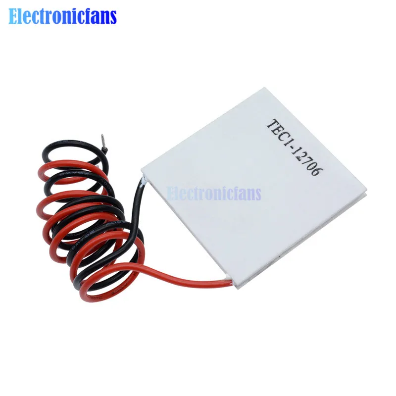 10pcslot tec1 12706 tec1 12706 12v 6a tec thermoelectric cooler peltier tec1 12706 4040mm 12v peltier elemente module free global shipping