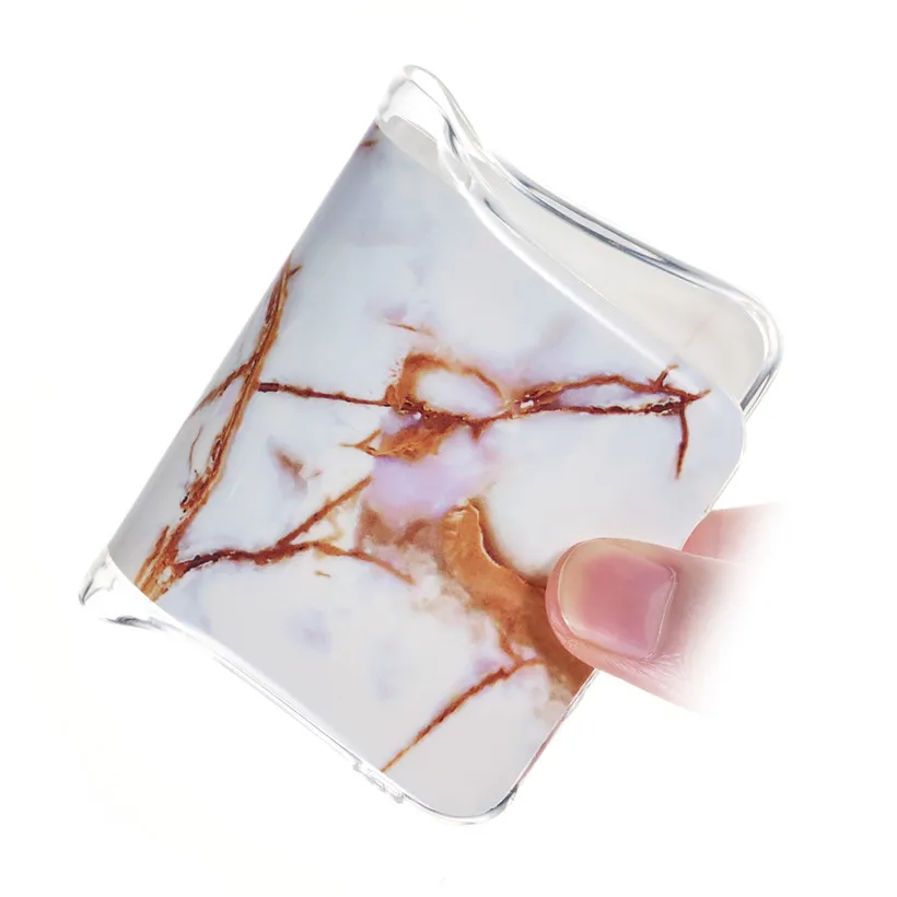 HEMASOLY Case For LG G8 Silicone Luxury Marble Pattern Soft TPU Back Cover |
