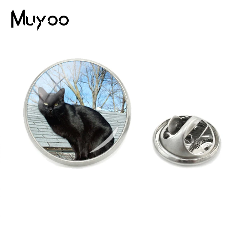 Новинка 2018 Модная бижутерия круглые Модные мужские булавки для воротника с