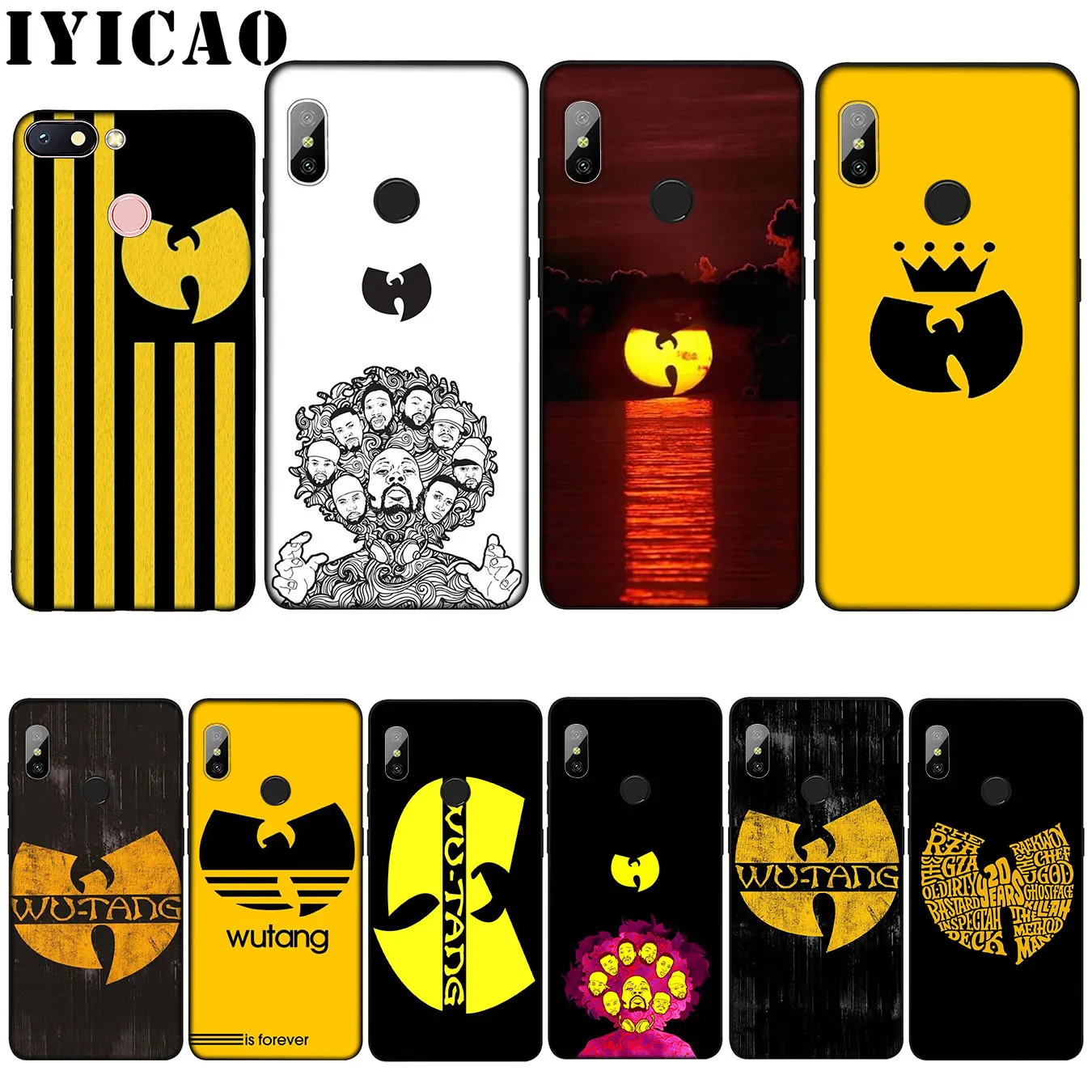 IYICAO Wu Tang Clan ультратонкий мультяшный Мягкий силиконовый чехол для Xiaomi Mi 9 8 A2 Lite A1 6