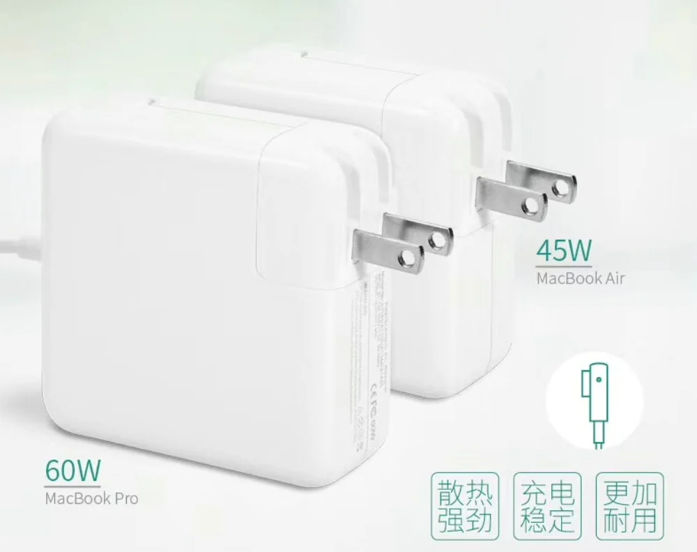 1 шт. Тип C/Magsafe Зарядное устройство быстрой зарядки Мощность адаптер для Macbook Air/Pro