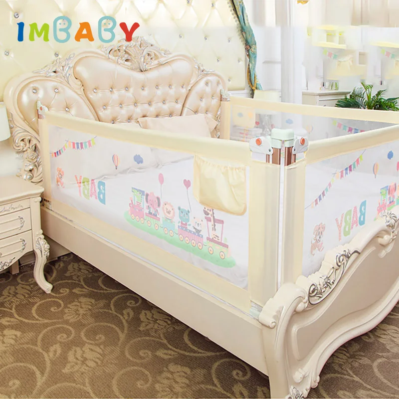 IMBABY ограждение для детской кровати ограждение для детской кроватки защитные ворота детский барьер безопасный Манеж