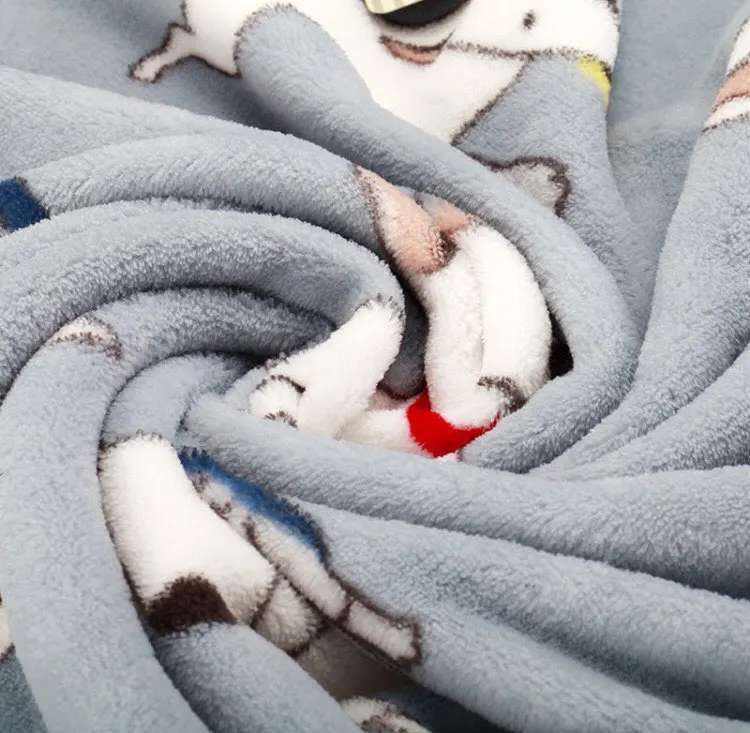 

Various Fleece Blankets For Cat Bullterrier Bulldog Bed Mats House Cats Dogs Bed Blanket Cover for Sofa bed