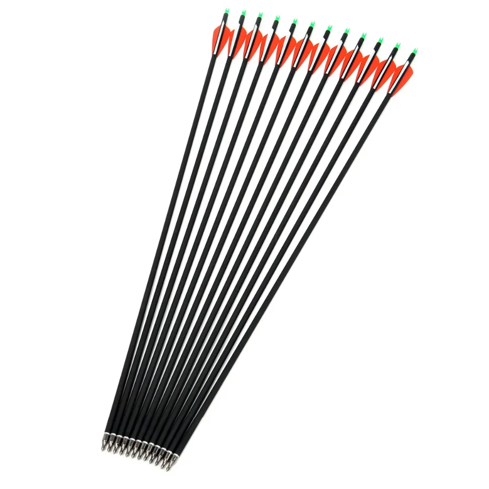 Позвоночника 500 30 дюймов углеродную стрелу со сменными наконечники стрел