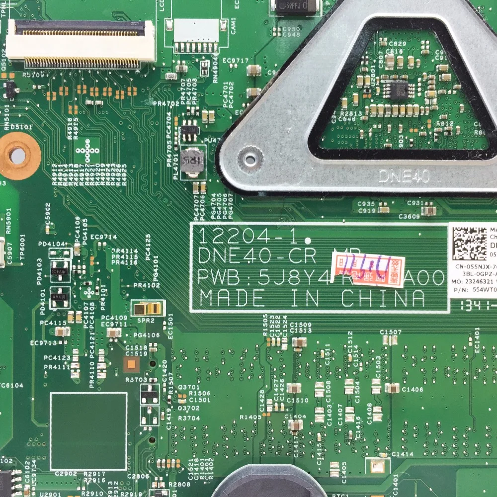 KEFU 12204-для dell INSPIRON 3421 материнская плата для ноутбука 12204-1 i7 ЦП оригинальная