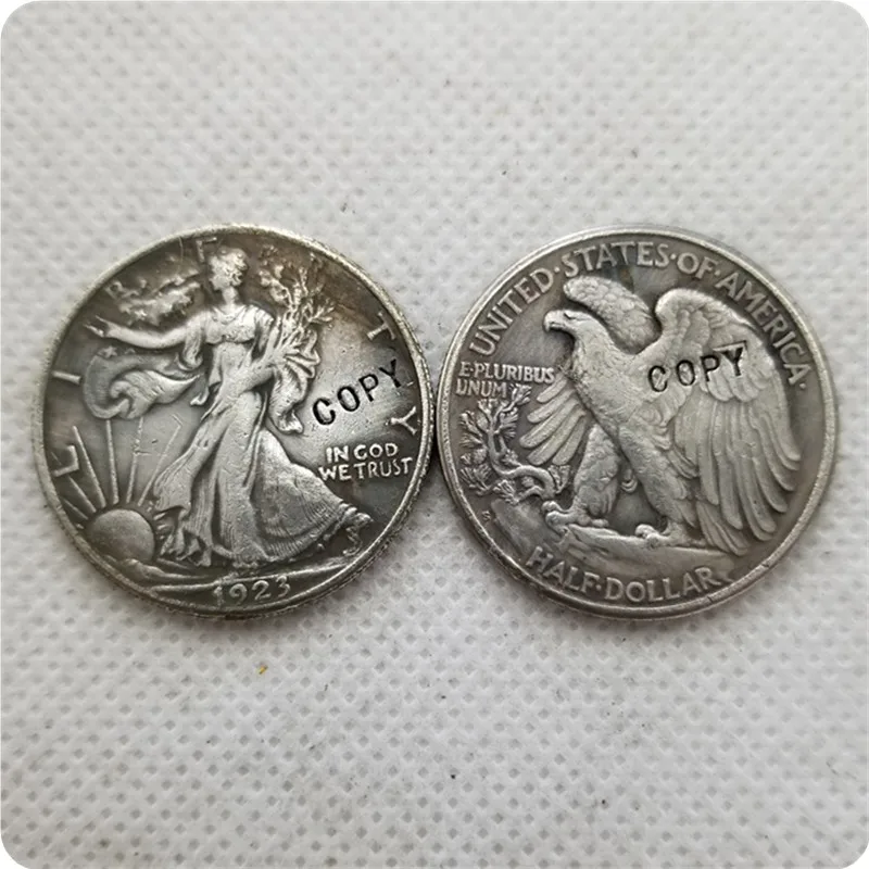 Памятные монеты 1923 S ходящая Свобода Половина доллара копия коллекционные