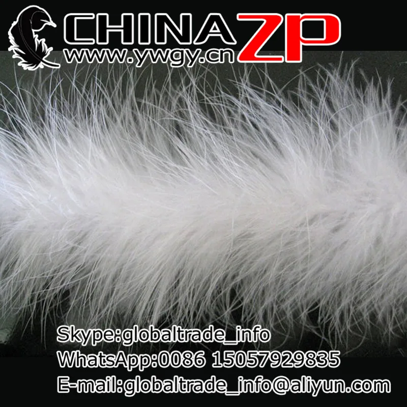 Retail and Wholesale from CHINAZP Factory 20G/piece 10yards/lot Beautiful White Wedding Decoration Marabou Feather Boas | Дом и сад