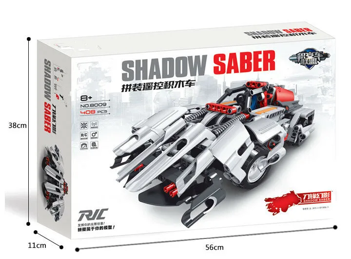 

The best Children's educational toys 8009 4CH RC Assembly Blocks Toy Car DIY Electric Racing Model Bricks Radio Control Vehicle