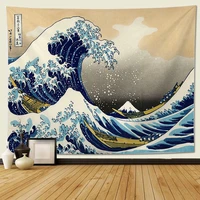 tapestry wall hanging great wave kanagawa wall tapestry with art nature home decorations for living room bedroom dorm decor