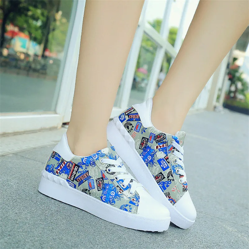 Новые 2017 Моды Квартир Женщин Кроссовки Дышащий Спорт Женщина Обувь Повседневная