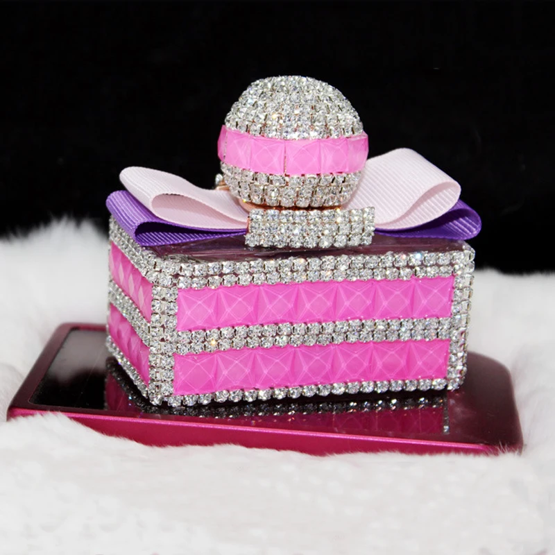 Кристальный автомобильный орнамент горный хрусталь алмаз освежитель воздуха