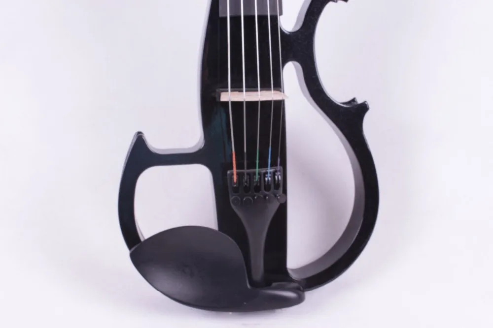 4/4 5 струнная черная электрическая скрипка высокого качества|electric violin|quality violin5