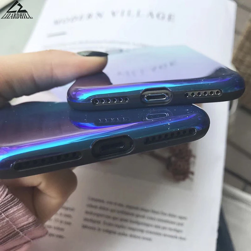 Lizardhill Blue ray милый зеленый звездное небо телефонные чехлы для iphone x чехол 6 s 6s 7 8
