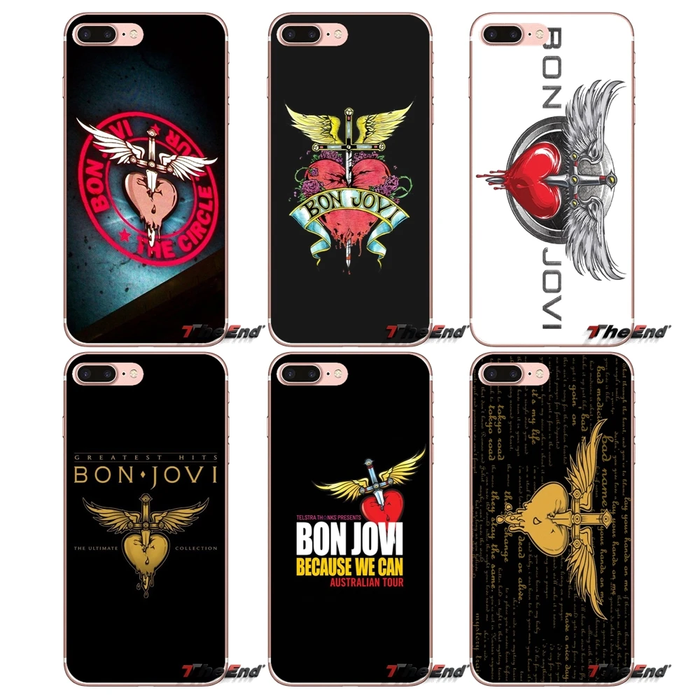Чехол с логотипом Bon Jovi Rock Band Fly Wings для Huawei G7 G8 Ascend P7 P8 P9 Lite Honor 4C 5X 5C 6X Mate 7 8 9 Y3 Y5 Y6 II Pro |