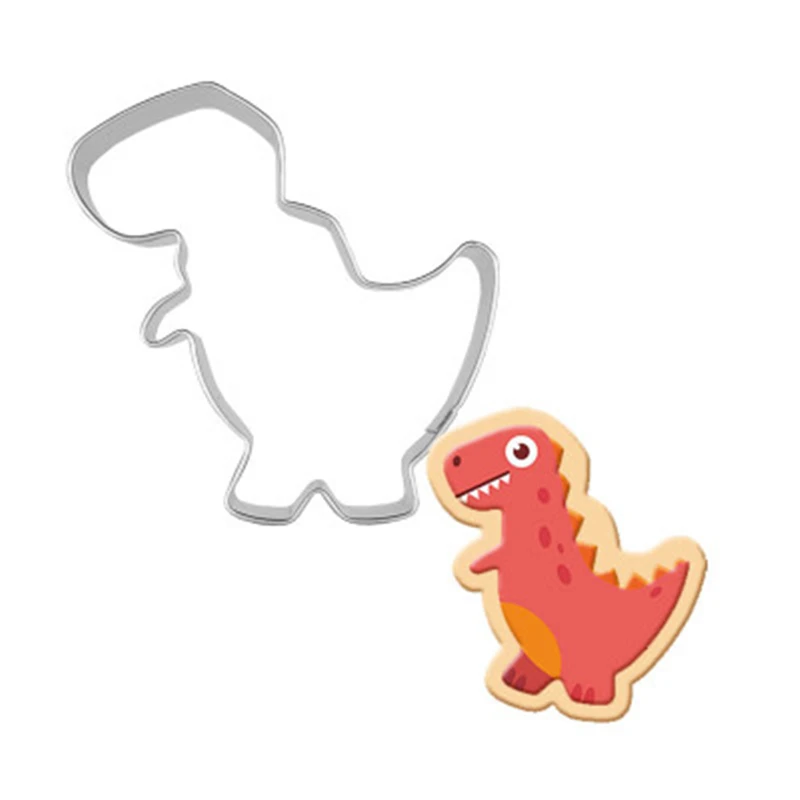 Набор форм для печенья Тираннозавр Рекс нержавеющая сталь форма в виде динозавра