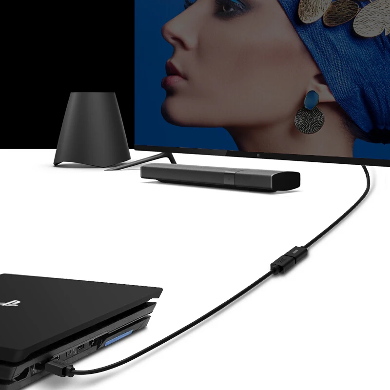 Biaze 0 5 м HDMI кабель удлинитель к 2 4K * 2K 3D видео для Xiaomi проектор переключатель PS4 TV