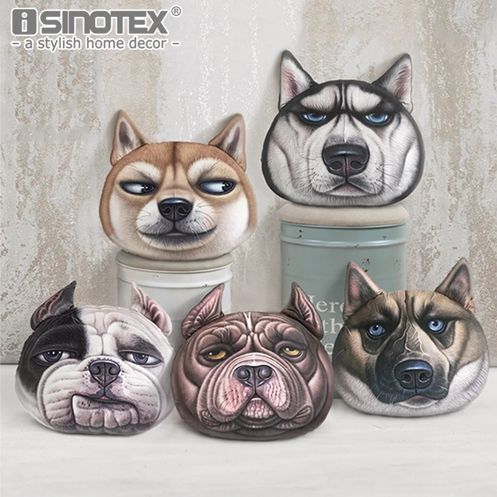 Милая собака Чехлы для подушек Наволочки Подушки Детские Творческий пушистый