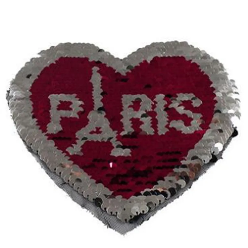 Женская одежда для девочек с заплатками 16 см сердечками в стиле Парижа