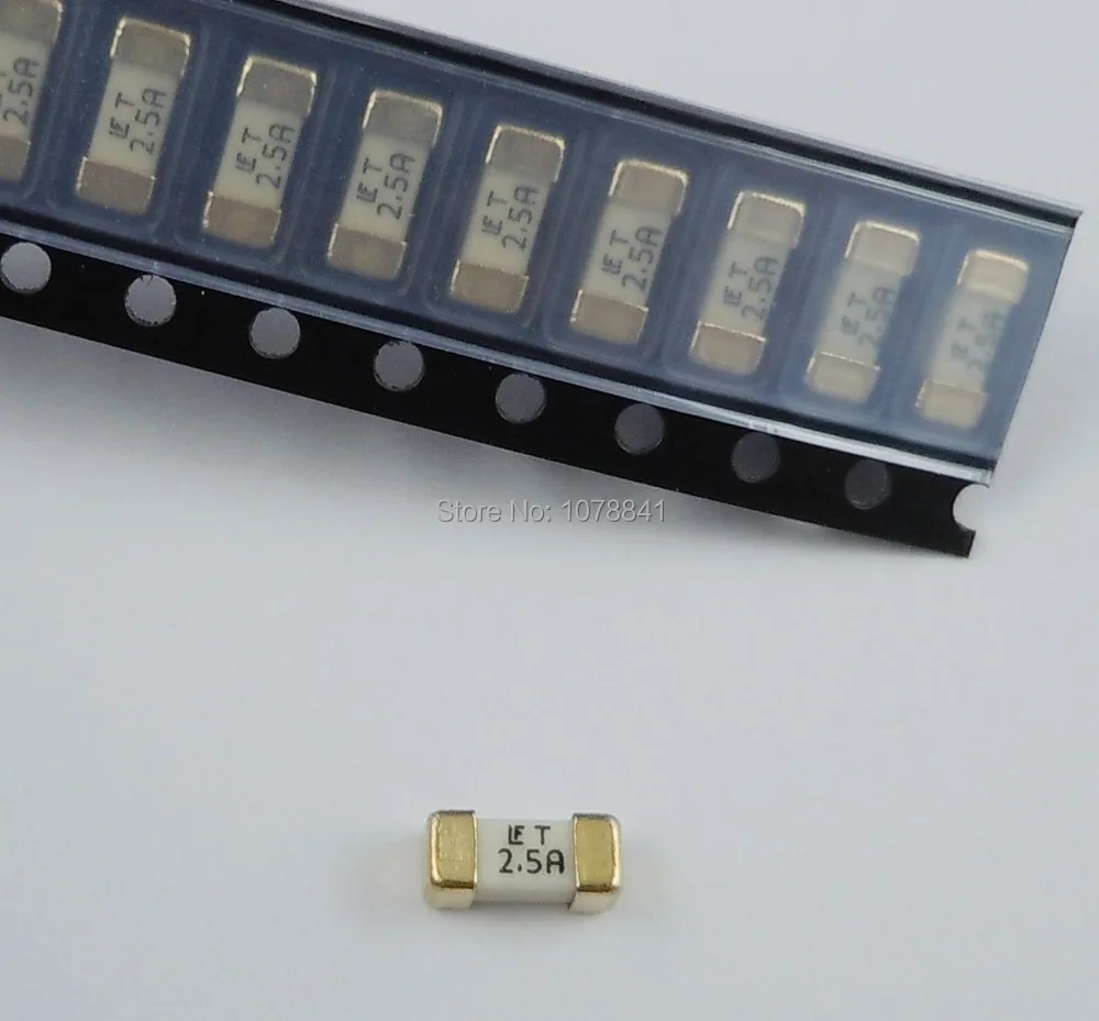 100 шт. Littelfuse Slow Blow SMD 1808 2.5A T 125V 045202 5 предохранители для поверхностного монтажа|surface