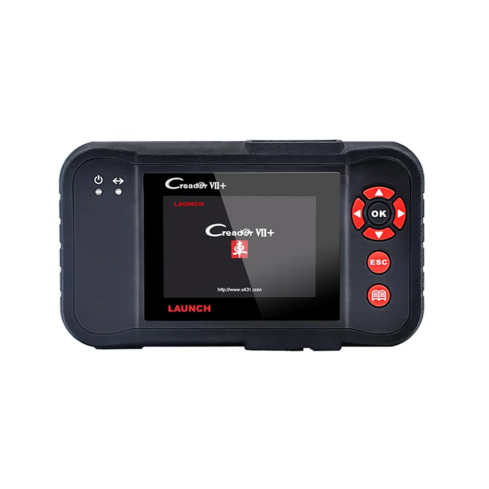 Запуск X431 Creader VII + OBD2 читатель кода сканер испытания двигателя ABS подушка