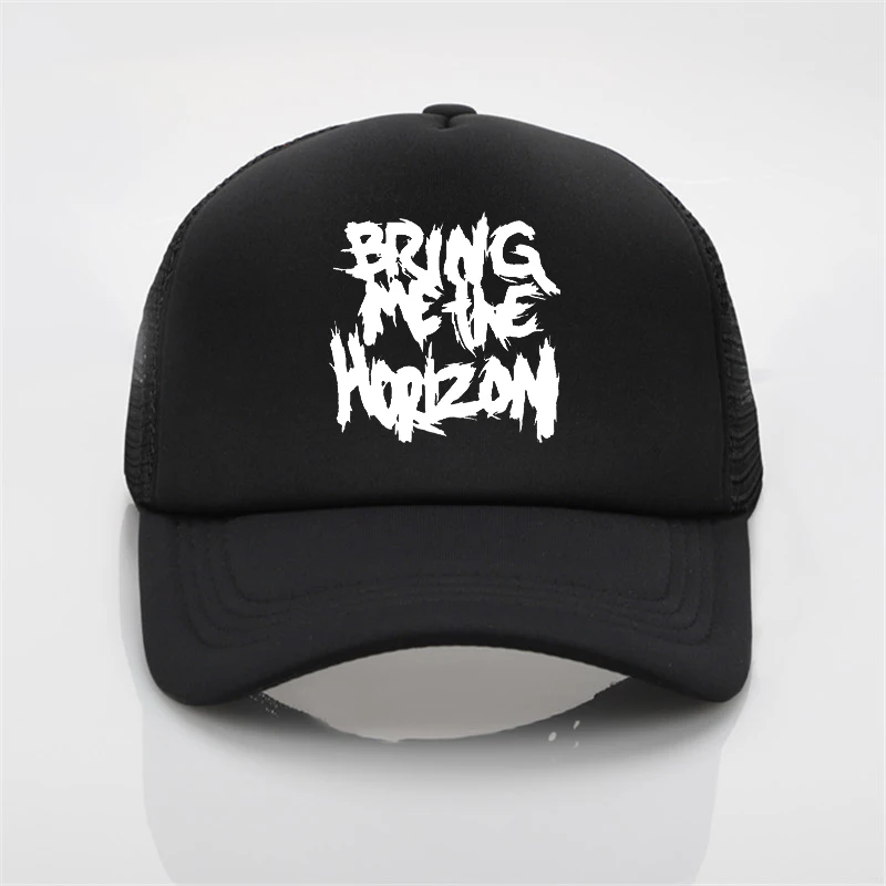 Модный сетчатый головной убор Bring Me The Horizon Band бейсболка с принтом для мужчин и