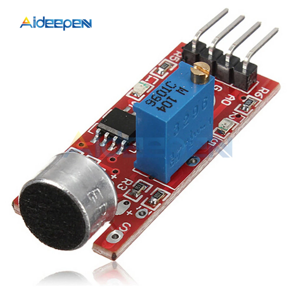 10 шт. модуль обнаружения микрофона для Arduino AVR PIC аналоговый выход питания
