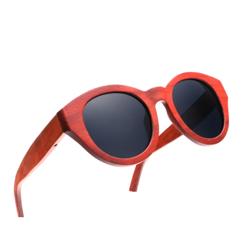 Ablibi бамбуковые деревянные красные поляризованные солнцезащитные очки для